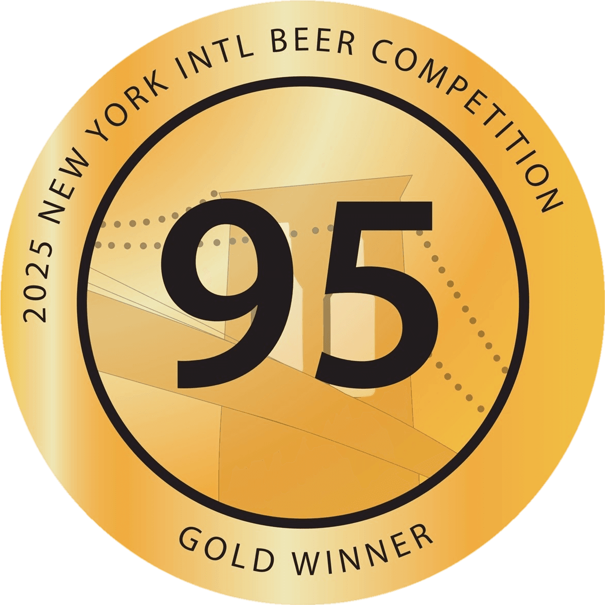 2025 New York International Beer Competition, Gold Winner, 95 points