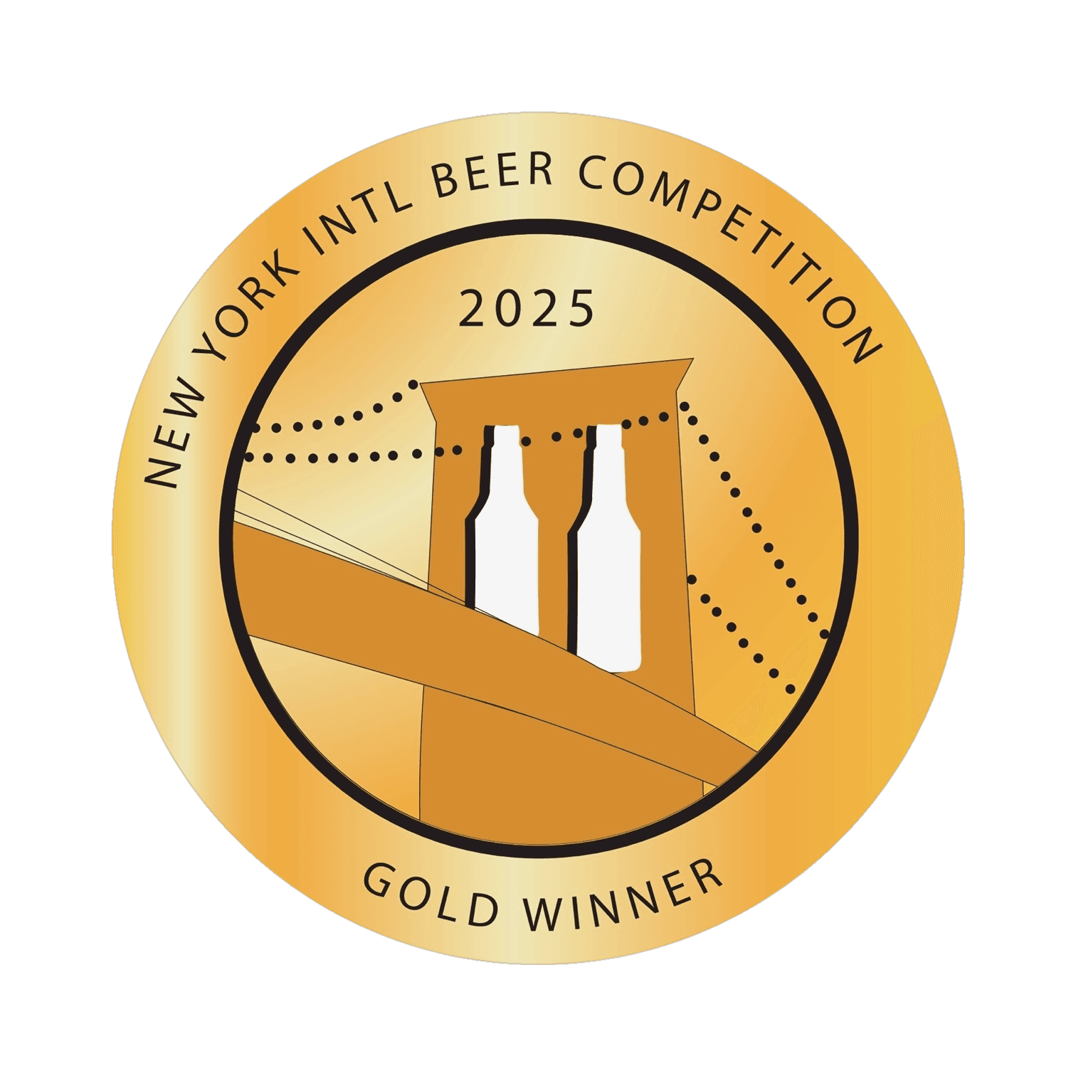 New York International Beer Competition 2025: Gold Winner seal